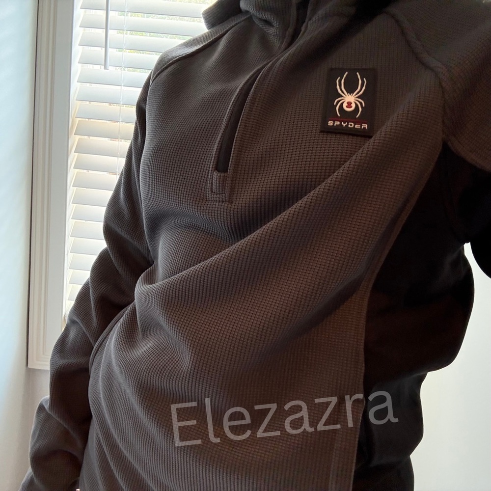 Spyder Charcoal Quarter-Zip Pullover